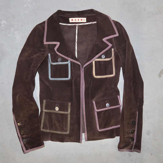Marni AW2002 Suede Jacket