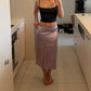 Anna Molinari Satin Skirt
