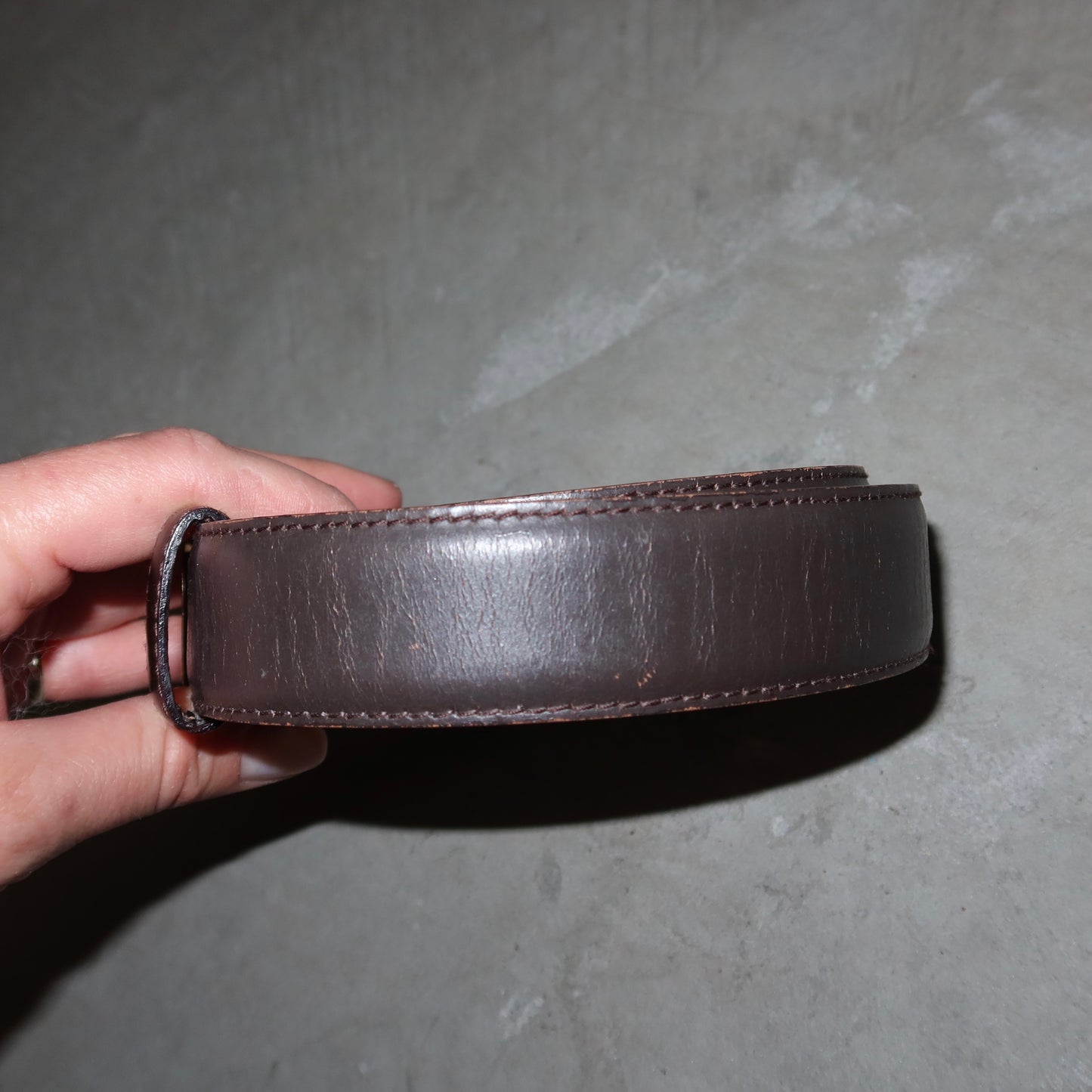 Gucci AW1996 Brown Leather Belt