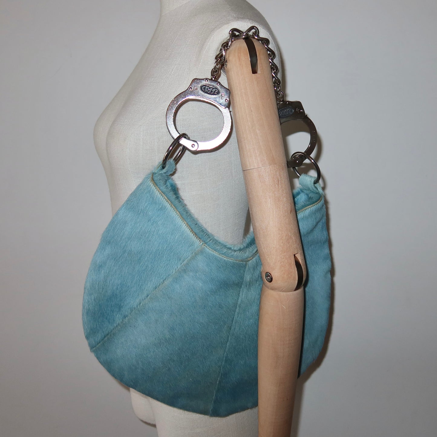 Cuffz Rare Blue Cowhide Bag