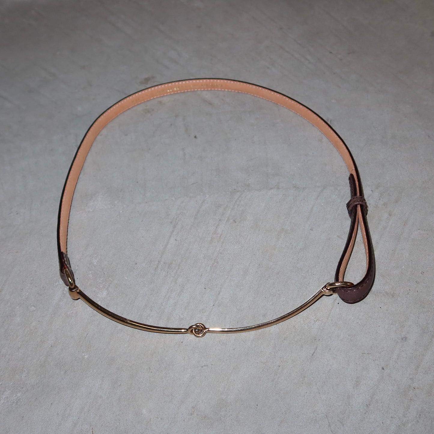 Gucci Brown Horsebit Belt