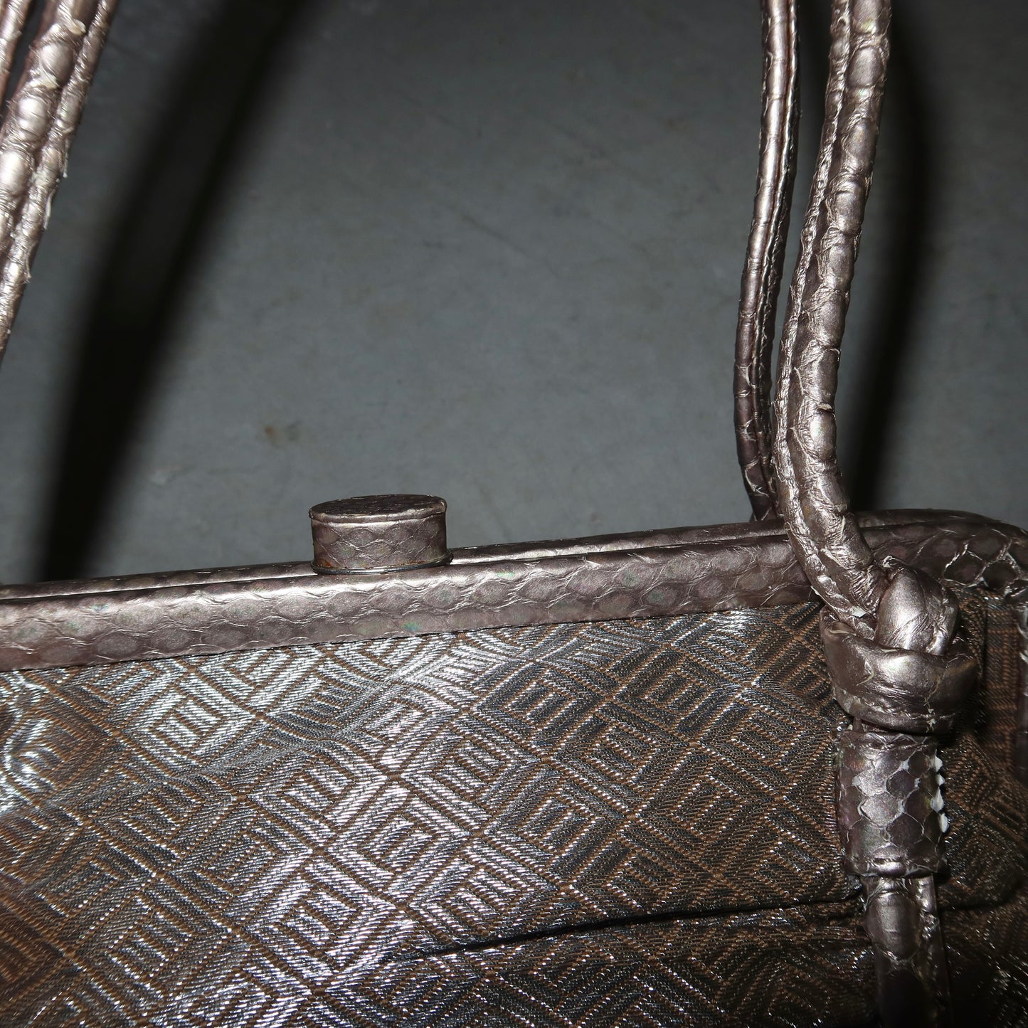 Bottega Veneta Metallic Shoulder Bag