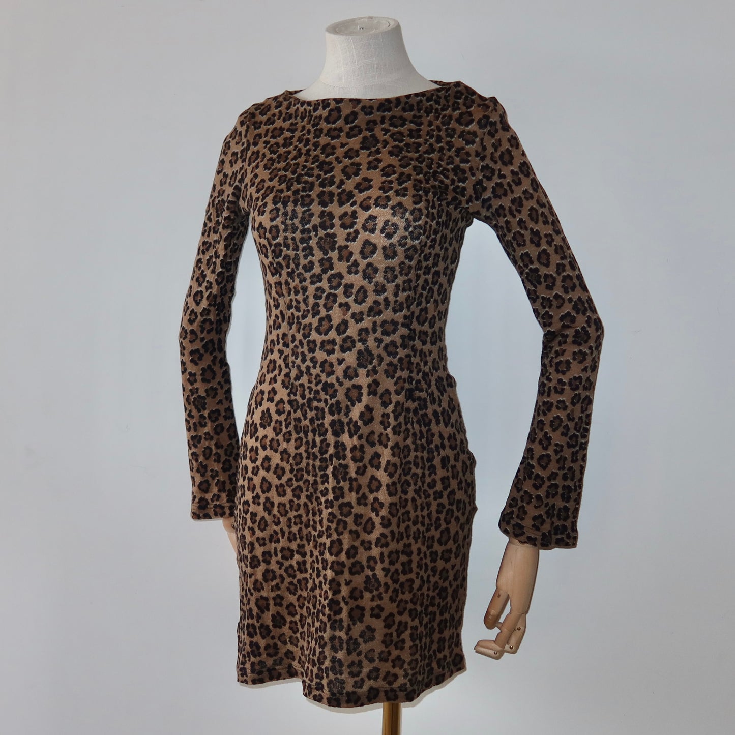 Fendi Leopard Print Mini Dress