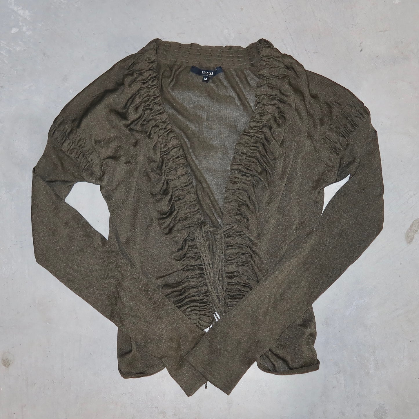 Gucci SS2003 Silk Knit Cardigan