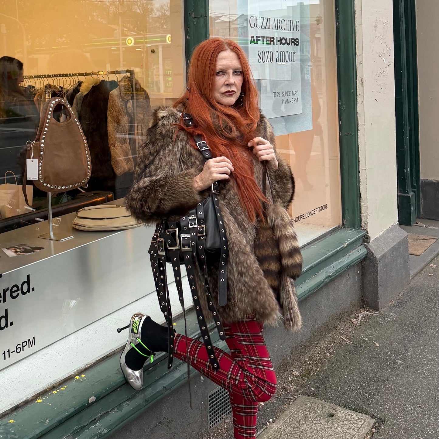 Vintage Raccoon Fur Coat