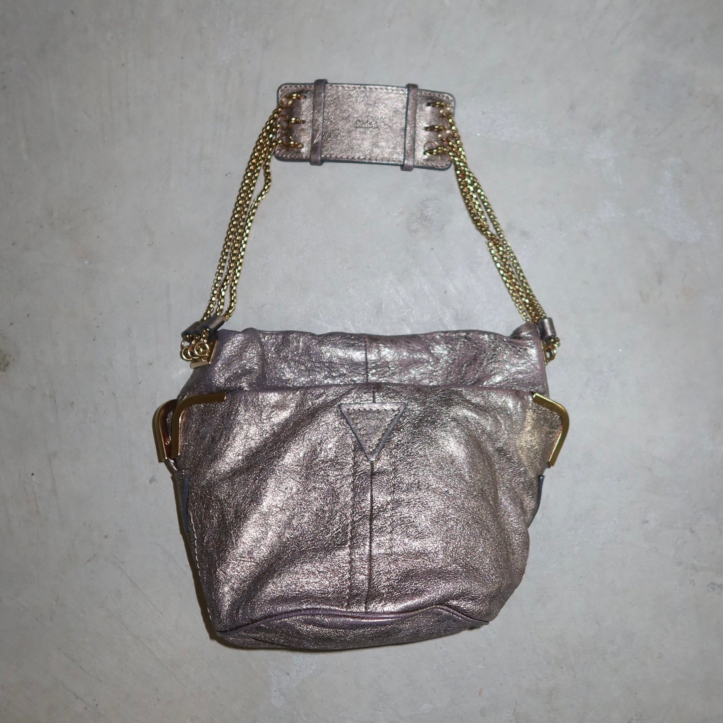 Chloé Metallic Mini Milton Bag