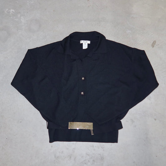 Celine Belted Knit Raglan