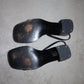 Gucci by Tom Ford Chunky Heeled Sandals (38-38.5)