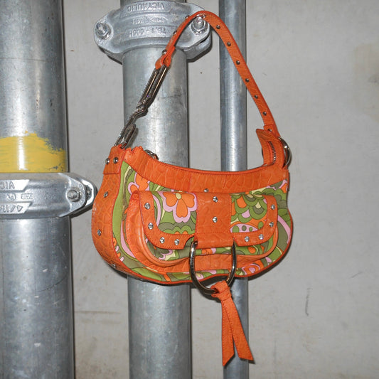 Dolce & Gabbana SS2004 Orange Floral Bag