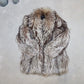 Vintage Silver Fox Fur Coat