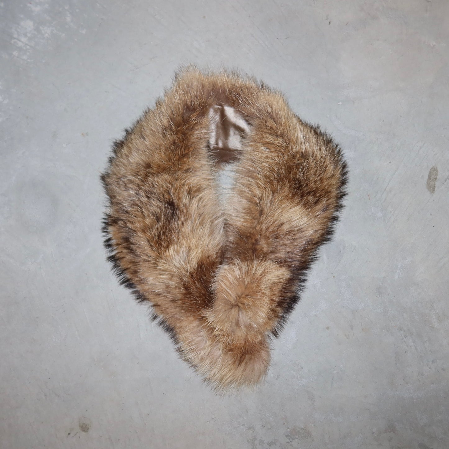 Vintage Brown Fox Fur Collar