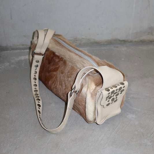 Sonia Rykiel Cowhide Domino Studded Bag