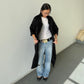 Marni Muskrat and Lamb 1/2 Sleeve Fur Coat