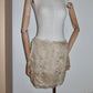 Vintage Shearling Mini Skirt