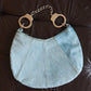 Cuffz Rare Blue Cowhide Bag
