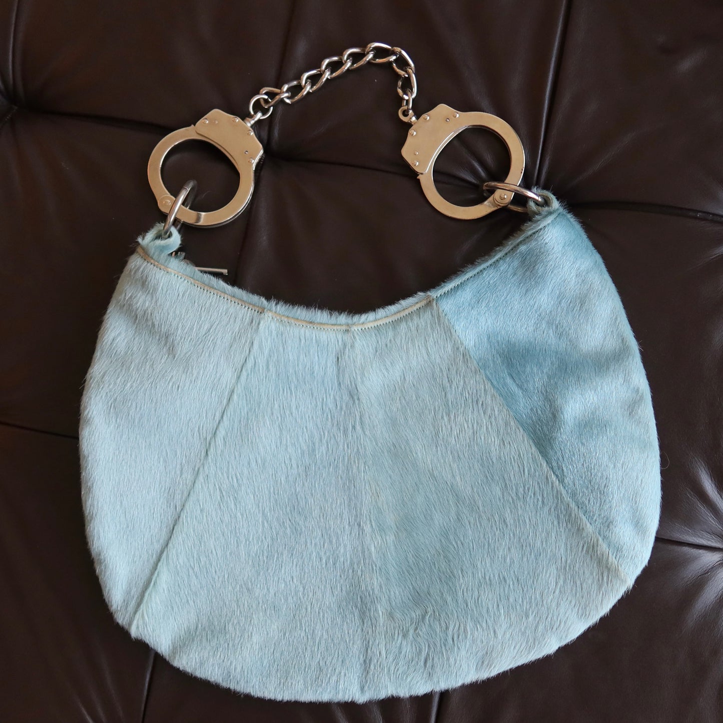 Cuffz Rare Blue Cowhide Bag