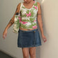 Celine SS2004 Floral Print Tank