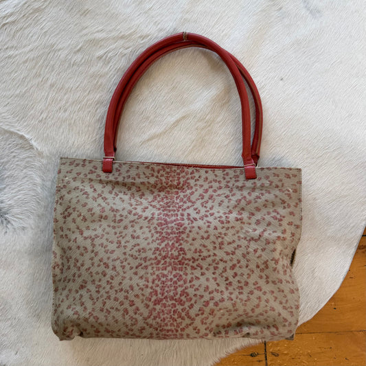 Bottega Veneta SS2000 XL Leopard Bag