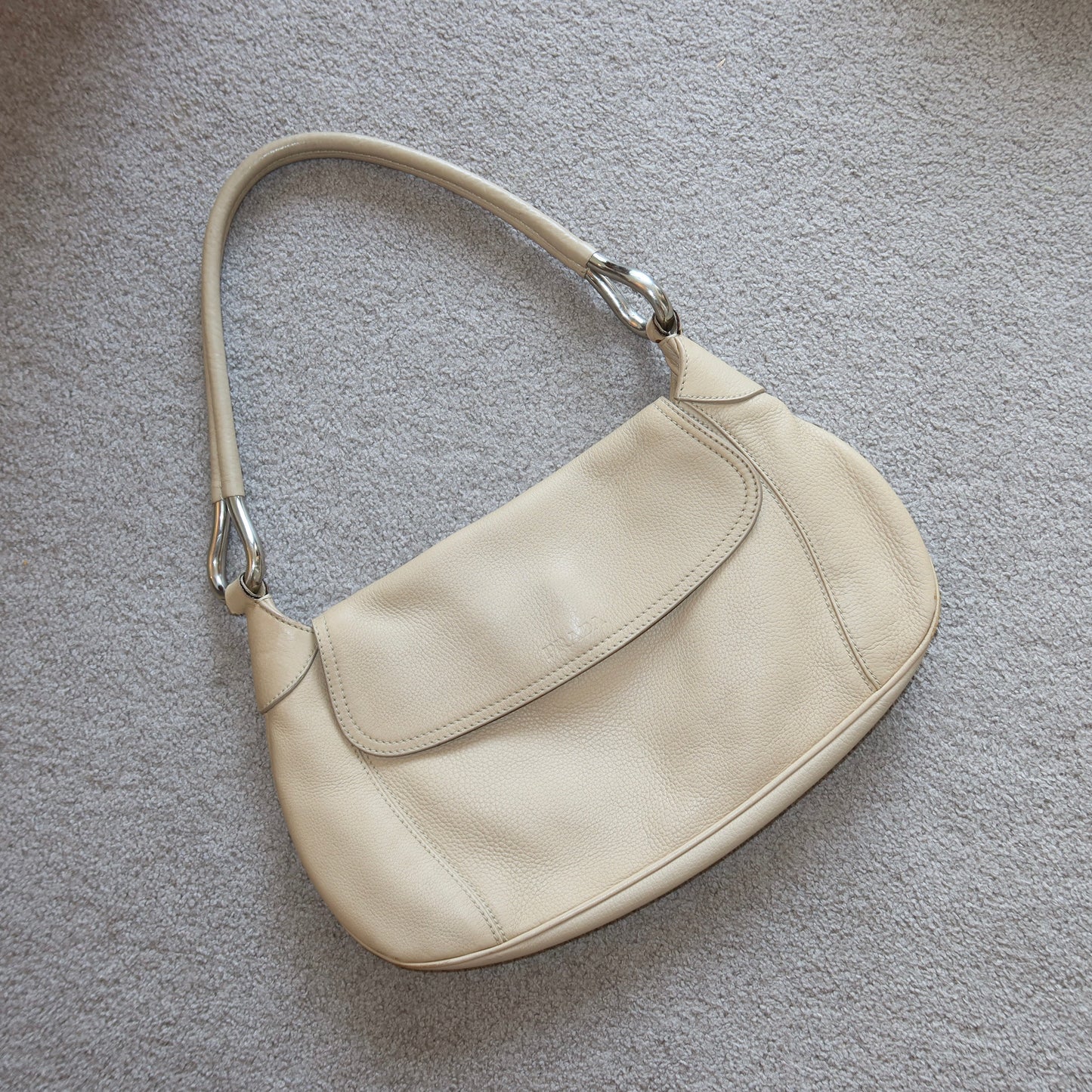 Prada SS2003 Cream Leather Bag