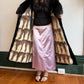 Vintage Fur Lined Suede Trench