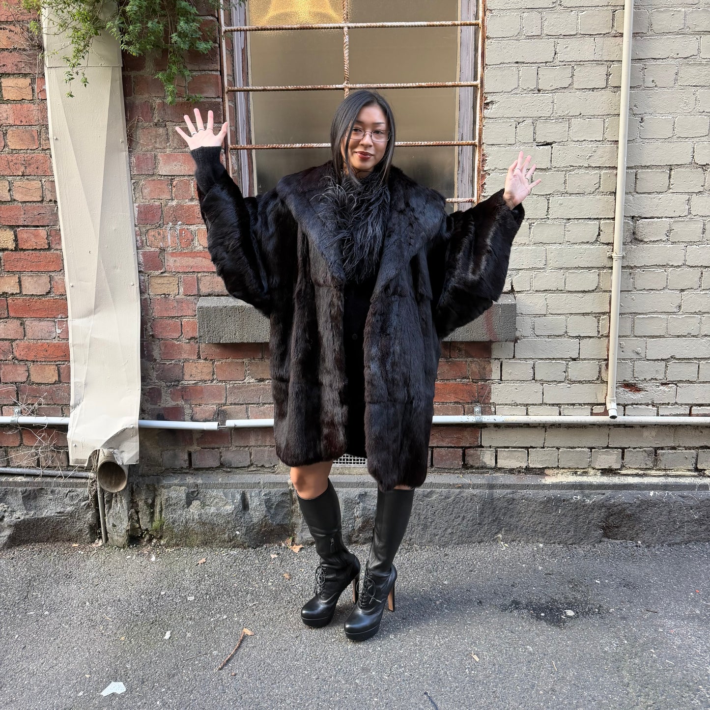 Vintage Real Fur Coat