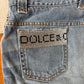 Dolce & Gabbana SS2003 Rhinestone Denim Mini
