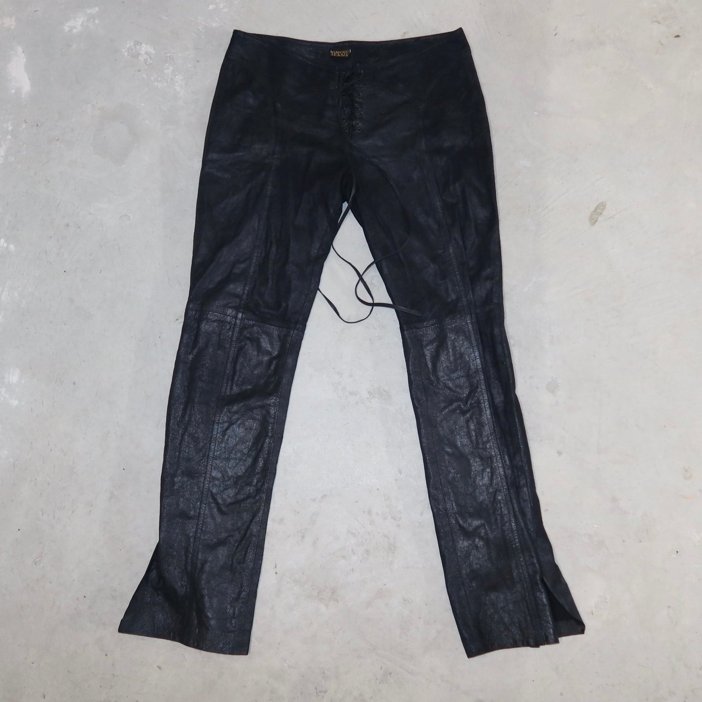 Plein Sud Leather Trousers