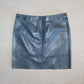 Celine Navy Lambskin Skirt
