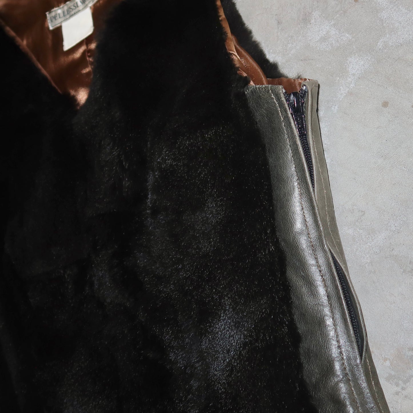 Pellessimo Rabbit Fur Leather Vest