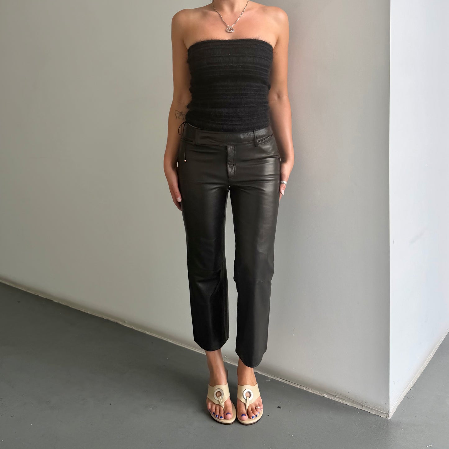Gucci Leather Pants