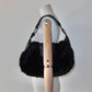 Vintage Mink Fur Studded Bag