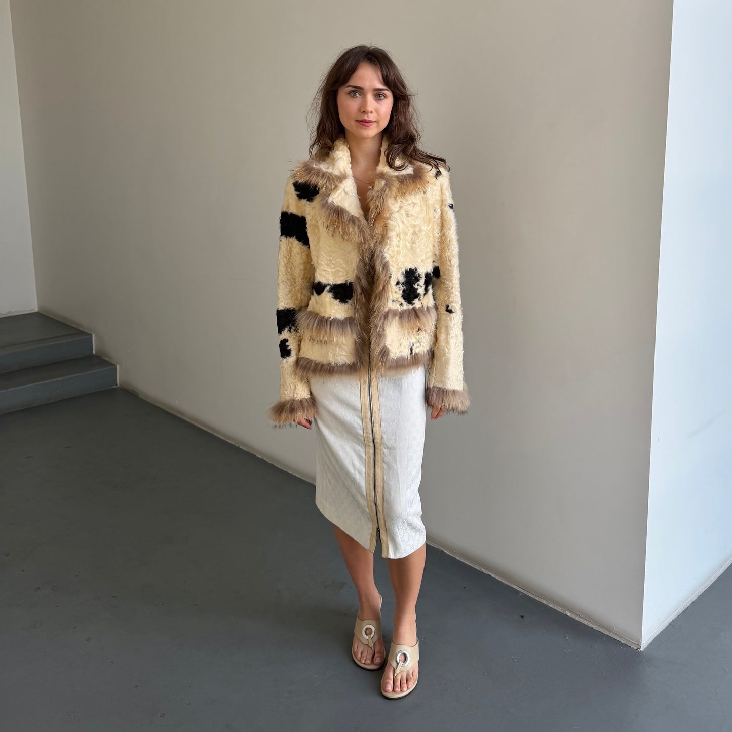 Vintage Mixed Fur Coat
