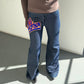 Chloé Rare AW2001 ‘Foxy’ Patch Flared Jeans