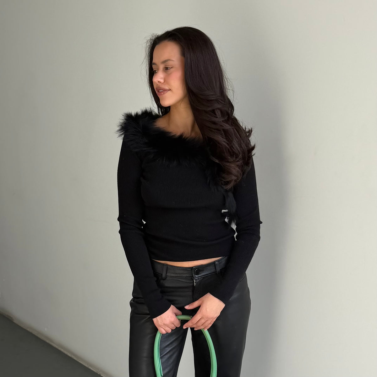 Epoca Fur Trim Sweater