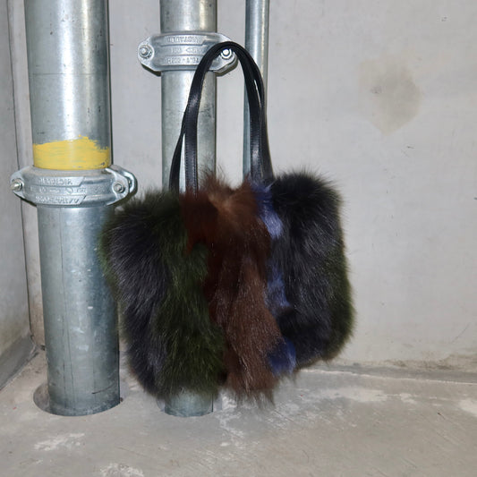 Vintage Fox Fur Bag