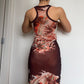 Jean Paul Gaultier Soleil Koi Fish Mesh Dress