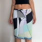 Emilio Pucci Slinky Patterned Midi Skirt