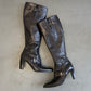 Chanel Leather Boots (37.5)