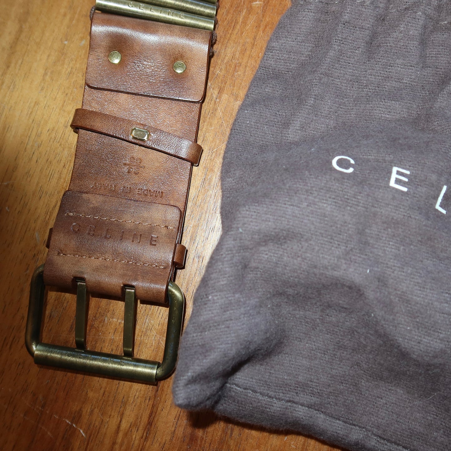 Celine SS2001 Bullet Casing Belt