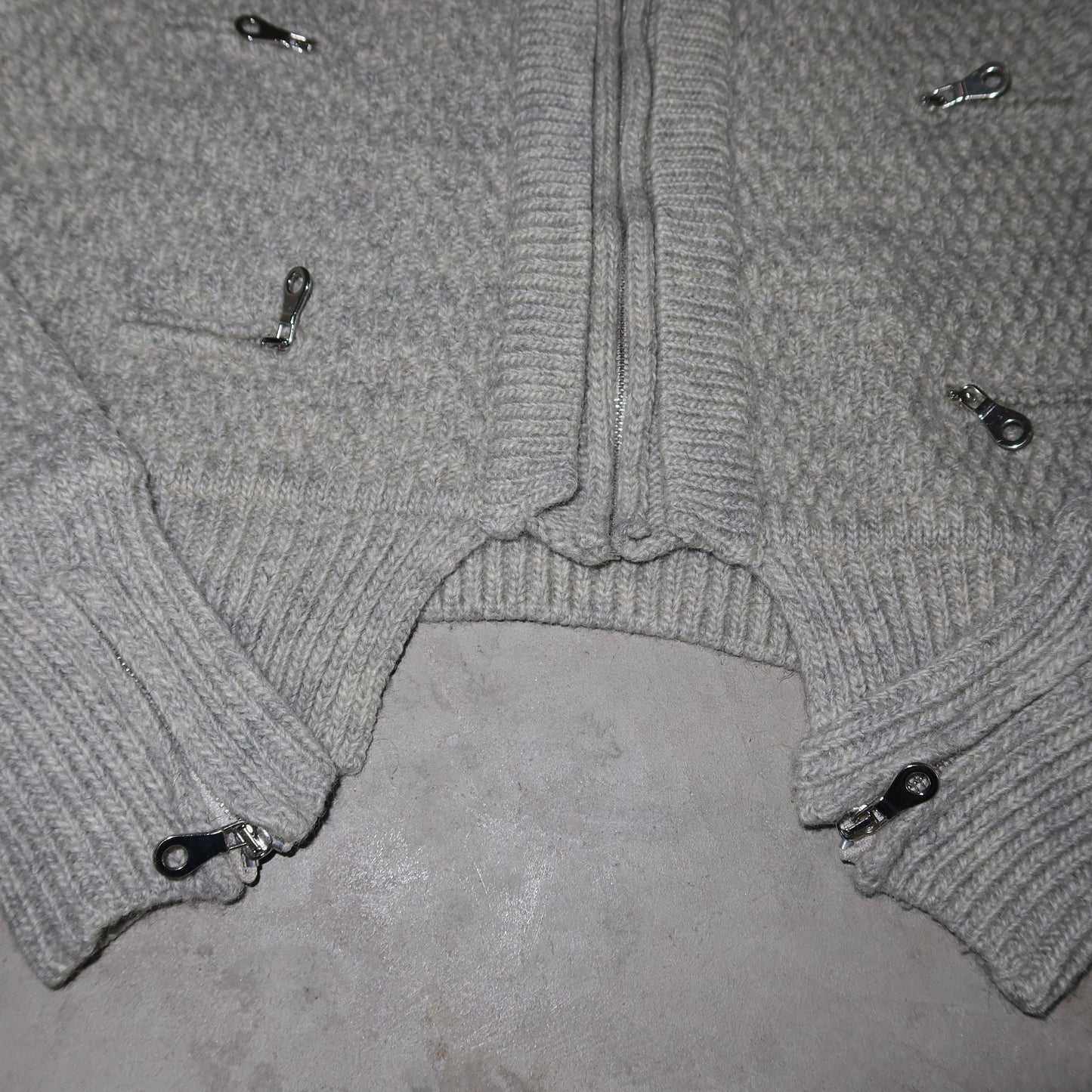 Chloé AW2006 Grey Knit Cardigan