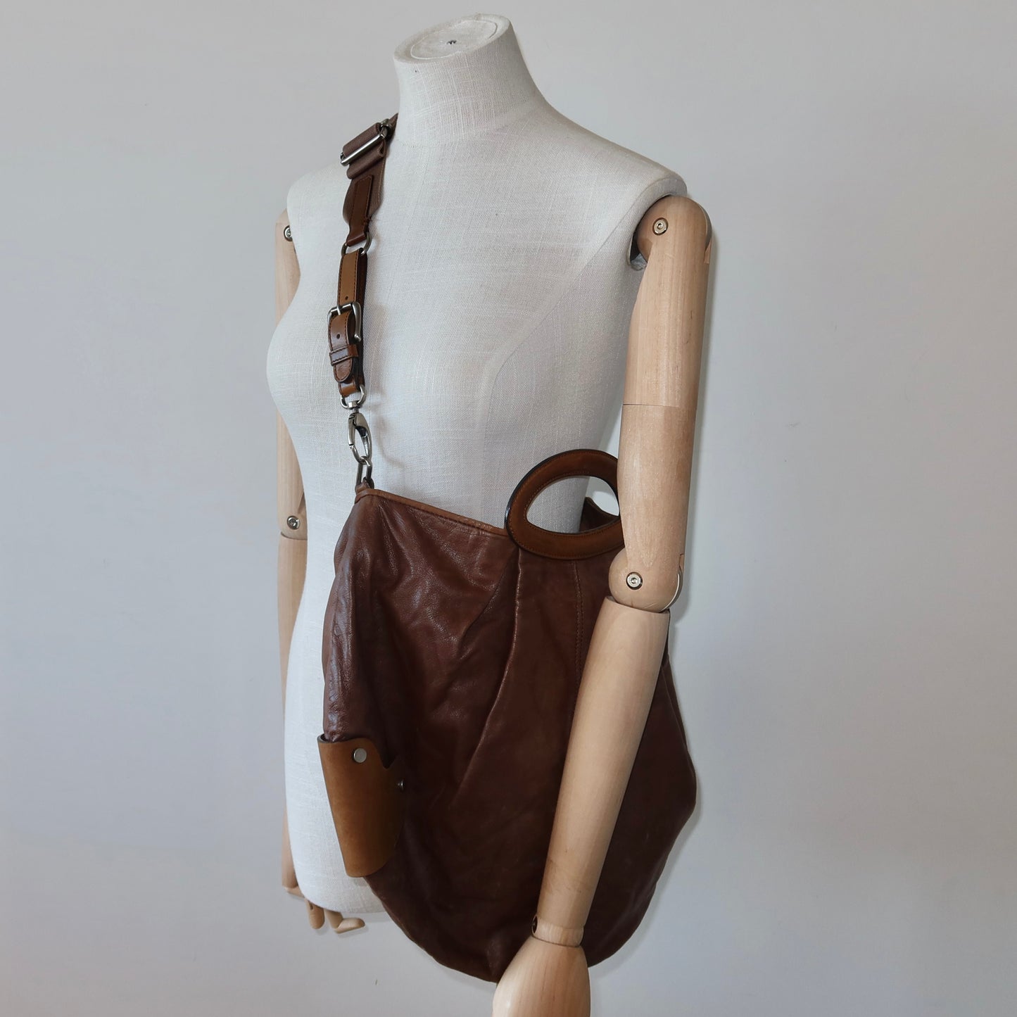 Marni SS2007 Brown Leather Multiway Bag