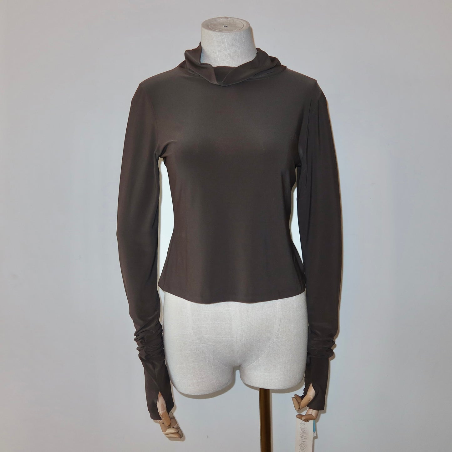 Norma Kamali Grey Long Sleeve