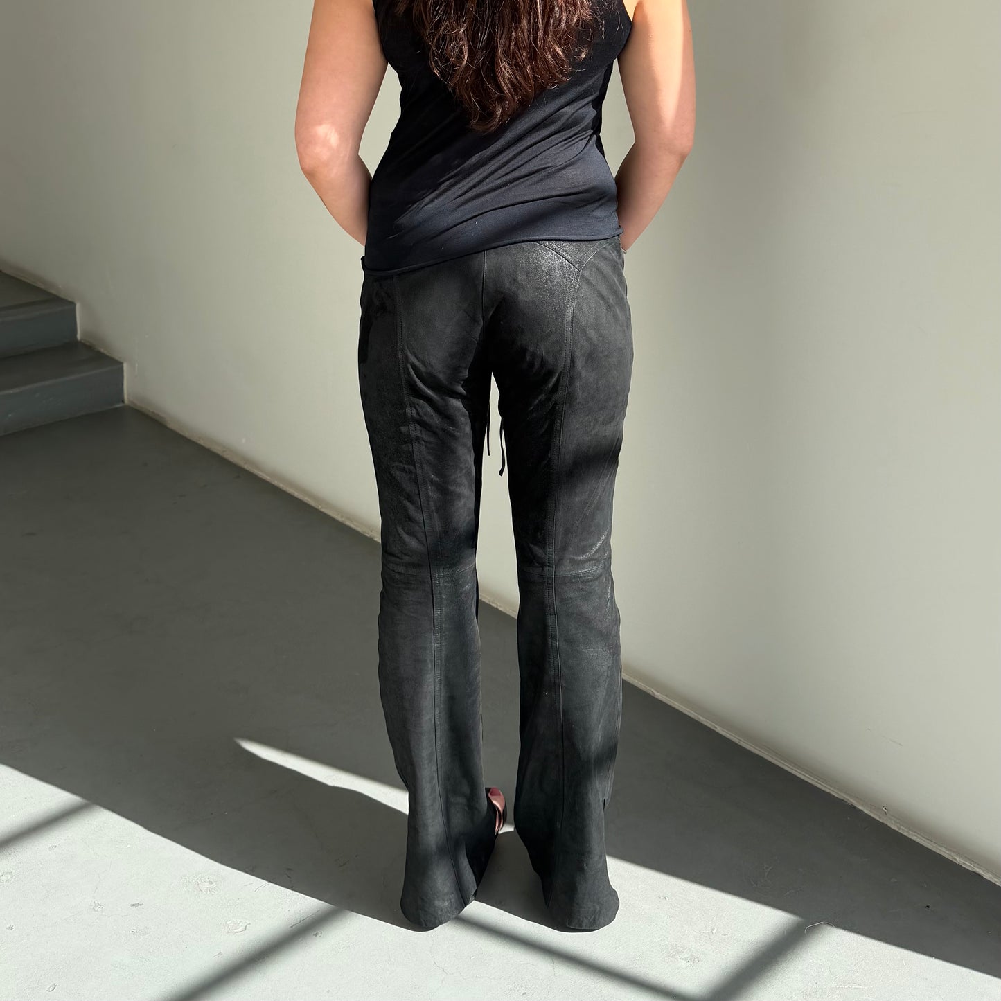 Plein Sud Leather Trousers