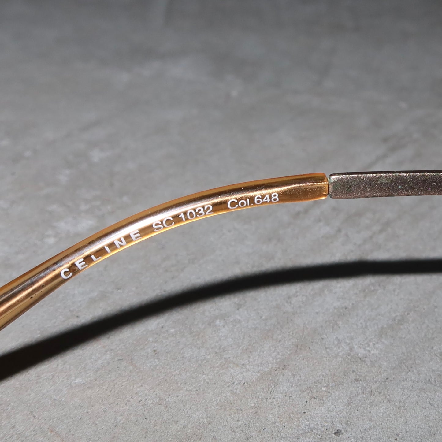 Celine Orange Tinted Sunglasses