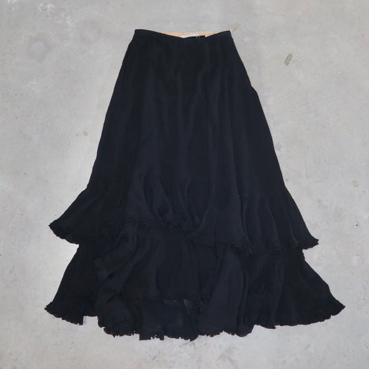 Chloé SS2018 Tiered Maxi Skirt