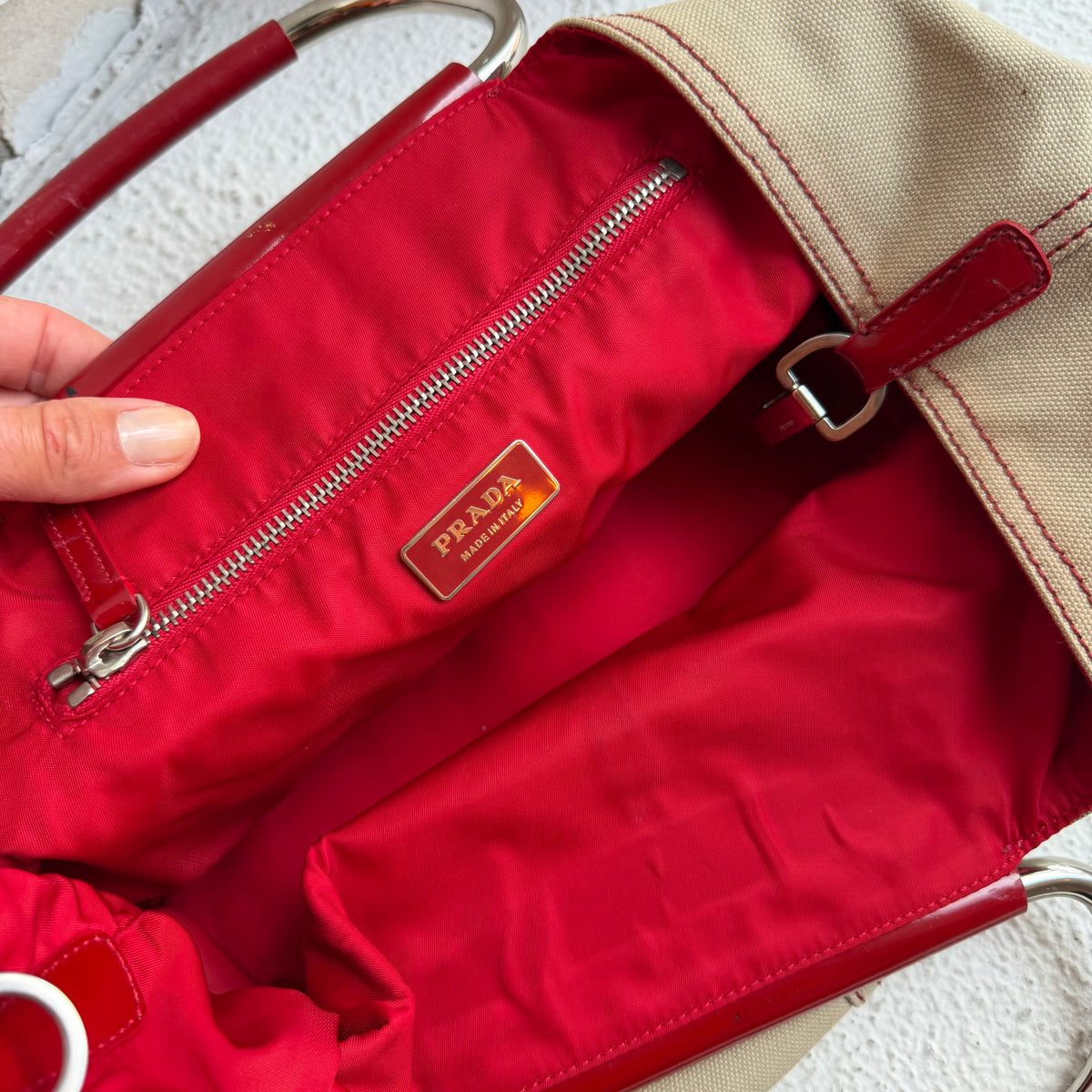 Prada SS2003 Ring Handle Bag