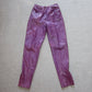 Gianni Versace Purple Leather Pants