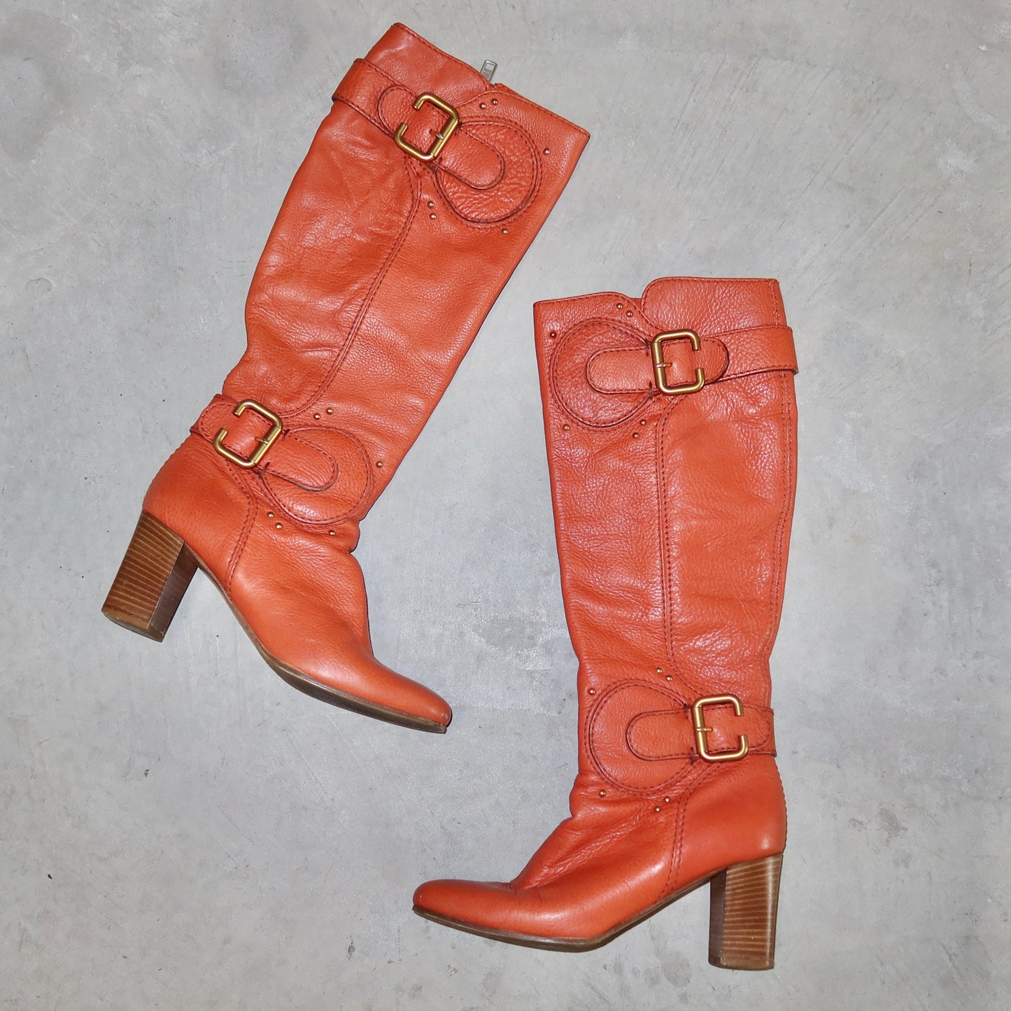 Chloé Terracotta Paddington Boots (38)