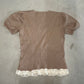 Blugirl Brown Knit Tee