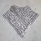 Vintage Rabbit Fur Poncho